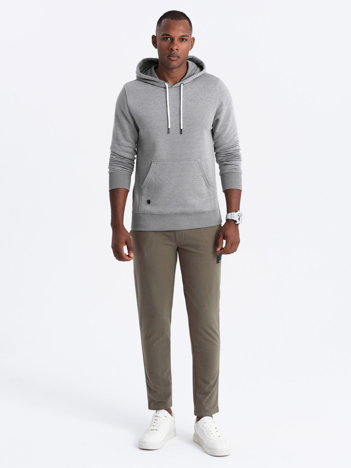 Men's sweatpants with logo - olive V4 OM-PASK-0167