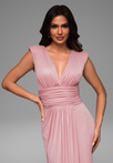 Evening dress LA-OM-DLR084 - pink