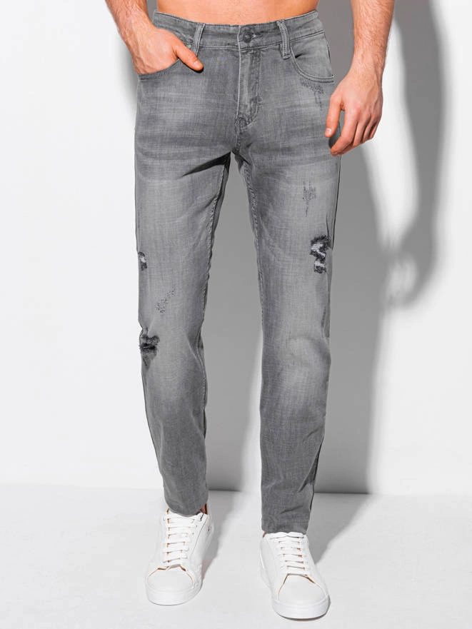 Men's jeans P1177 - dark grey