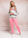 Women's sweatpants PLR001 - pink
