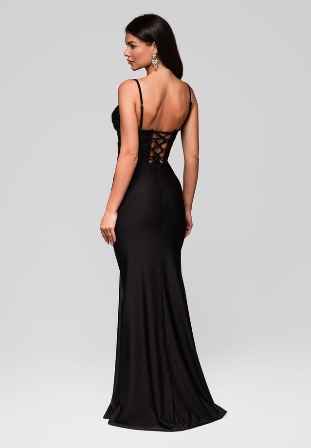 Evening dress LA-OM-DLR186 - black