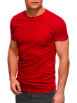 T-shirt męski basic S970 - czerwony