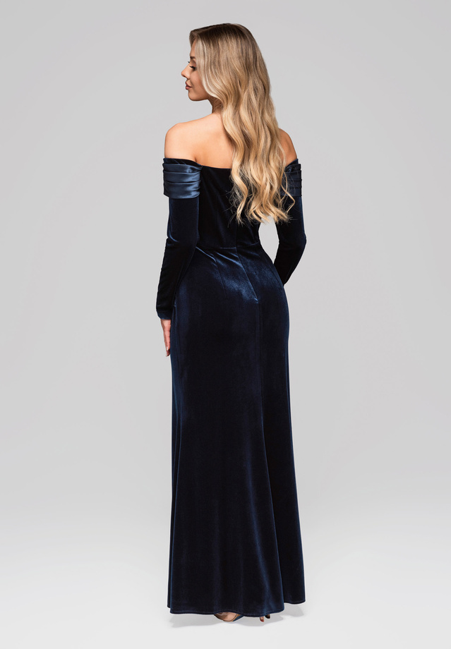 Evening dress LA-OM-DLR254 - navy