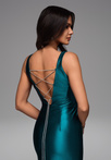Evening dress LA-OM-DLR045 - azure