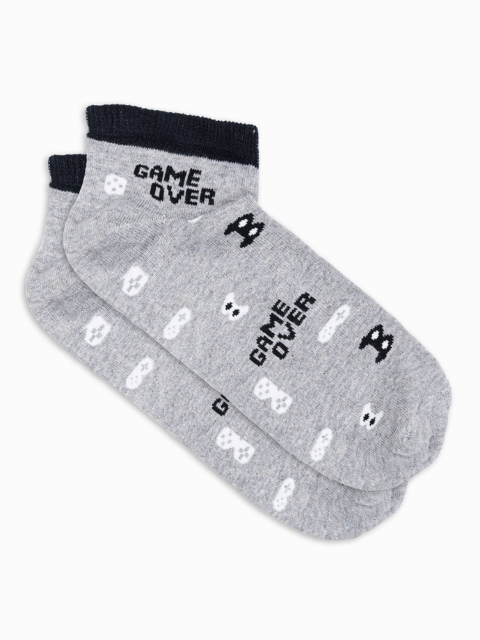 Men's socks - grey/black V7 U177