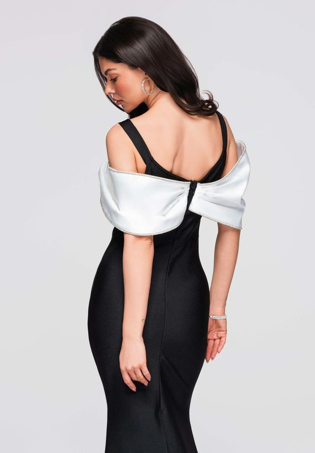 Sukienka wieczorowa LA-OM-DLR288 - black