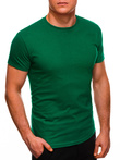 T-shirt męski basic S970 - zielony