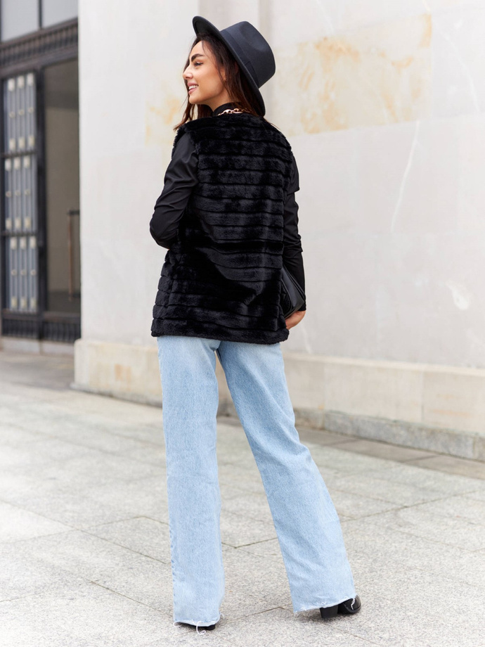 Kamizelka damska VLR008 - czarna