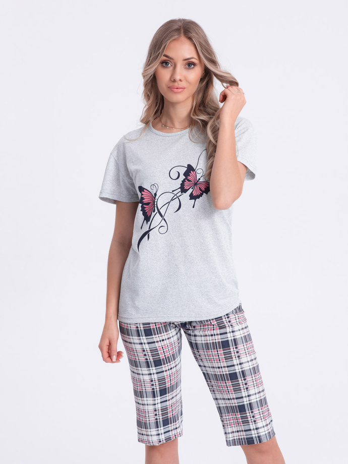 Women's pyjamas ULR269 - light grey