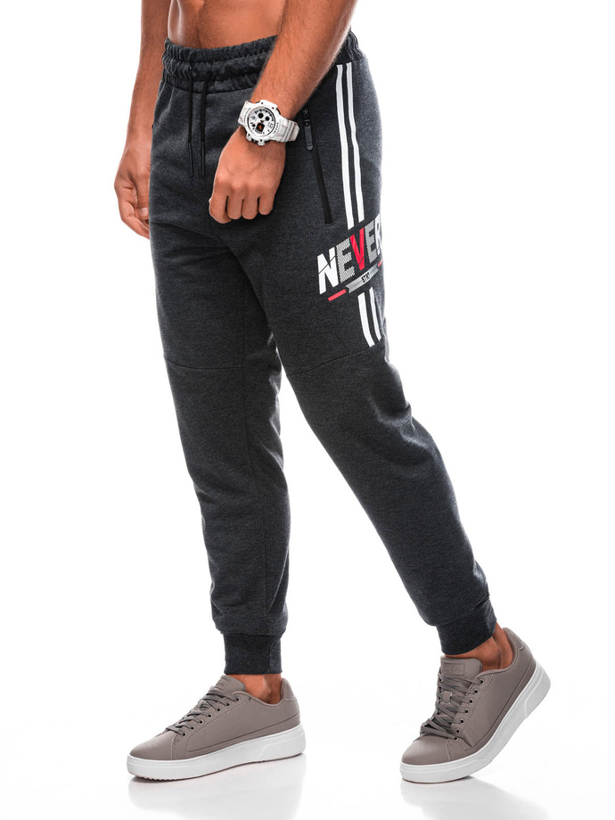 Men's sweatpants P1498 - dark grey