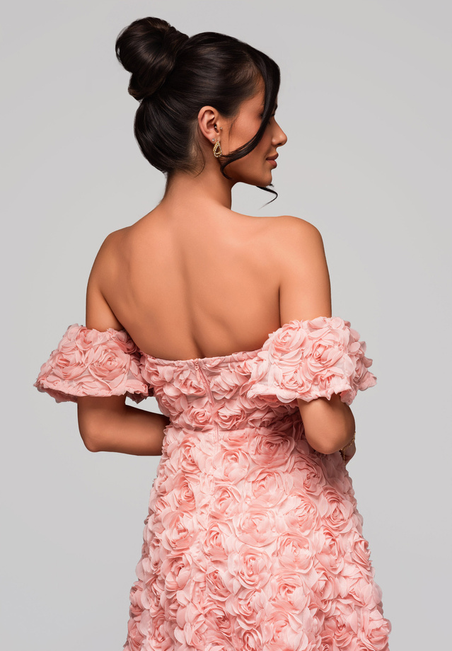Evening dress LA-OM-DLR163 - pink