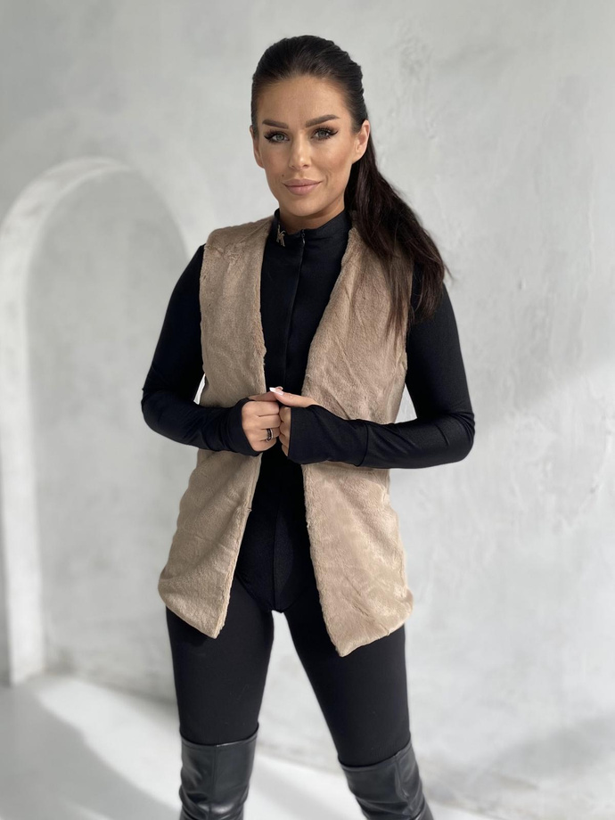 Women's vest VLR012 - beige