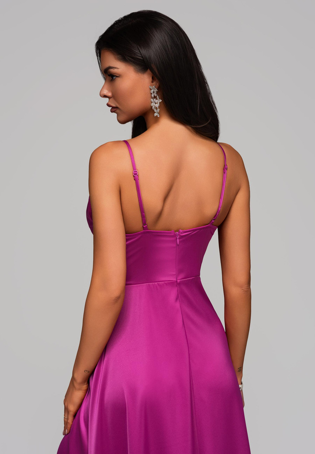 Evening dress LA-OM-DLR177 - fuchsia