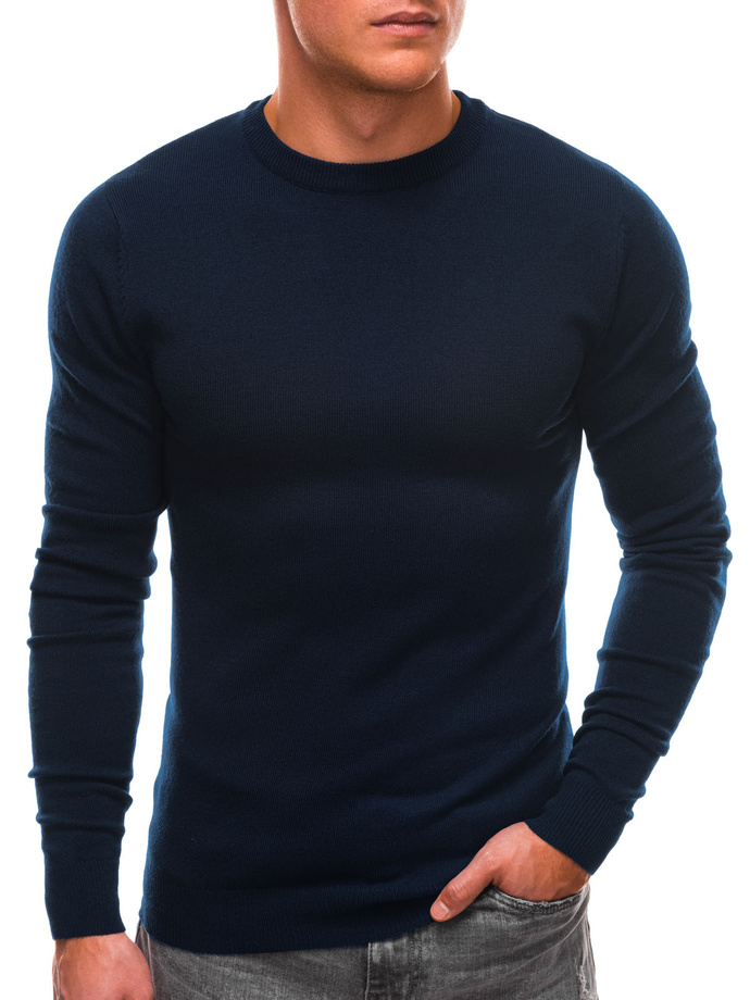 Men's sweater - navy blue V3 EM-SWBS-0100