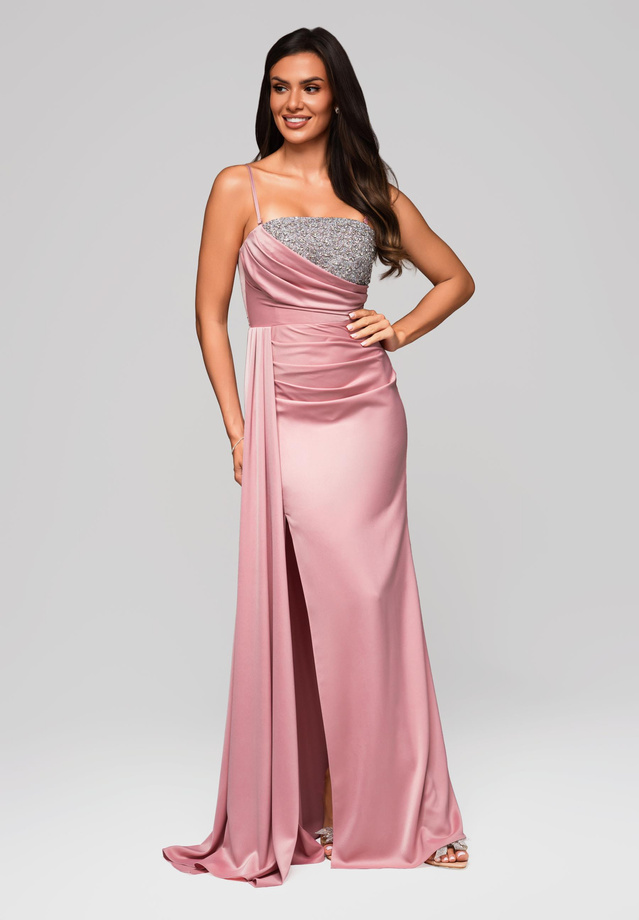 Evening dress LA-OM-DLR224 pink