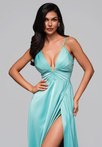 Evening dress LA-OM-DLR177 - mint