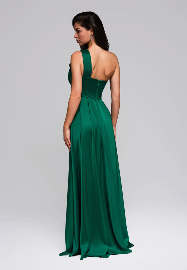 Evening dress LA-OM-DLR252 bottle green