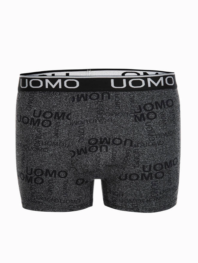 Men's boxer shorts U400 - black