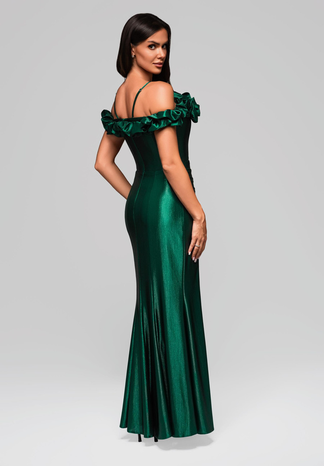 Evening dress LA-OM-DLR213 - green