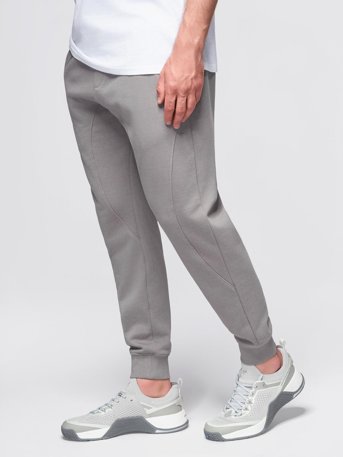 Men's jogger sweatpants - gray V8 OM-PABS-0173