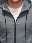 Men's hoodie B1651 - dark grey