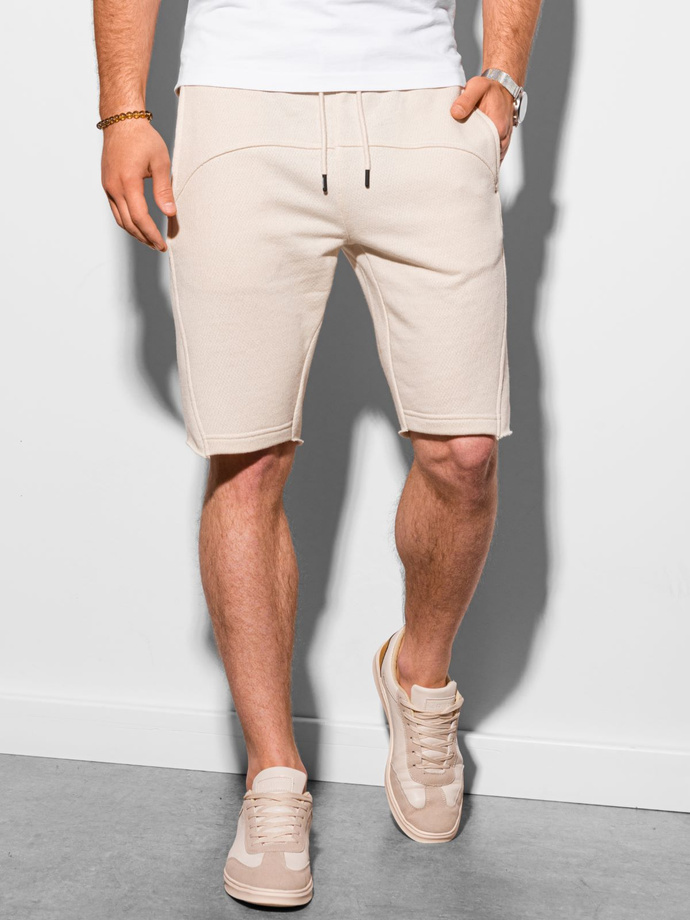 Men's sweatshorts - white W299