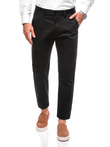 Spodnie męskie chino P1475 - czarne