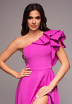 Evening dress LA-OM-DLR020 - fuchsia
