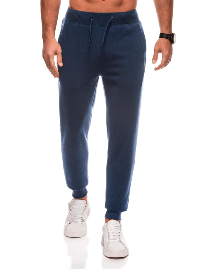 Men's BASIC uniform jogger sweatpants - navy blue V5 EM-PABS-0108