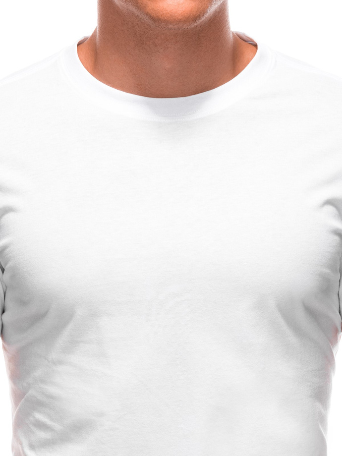 T-shirt męski basic EM-TSBS-0100 - biały