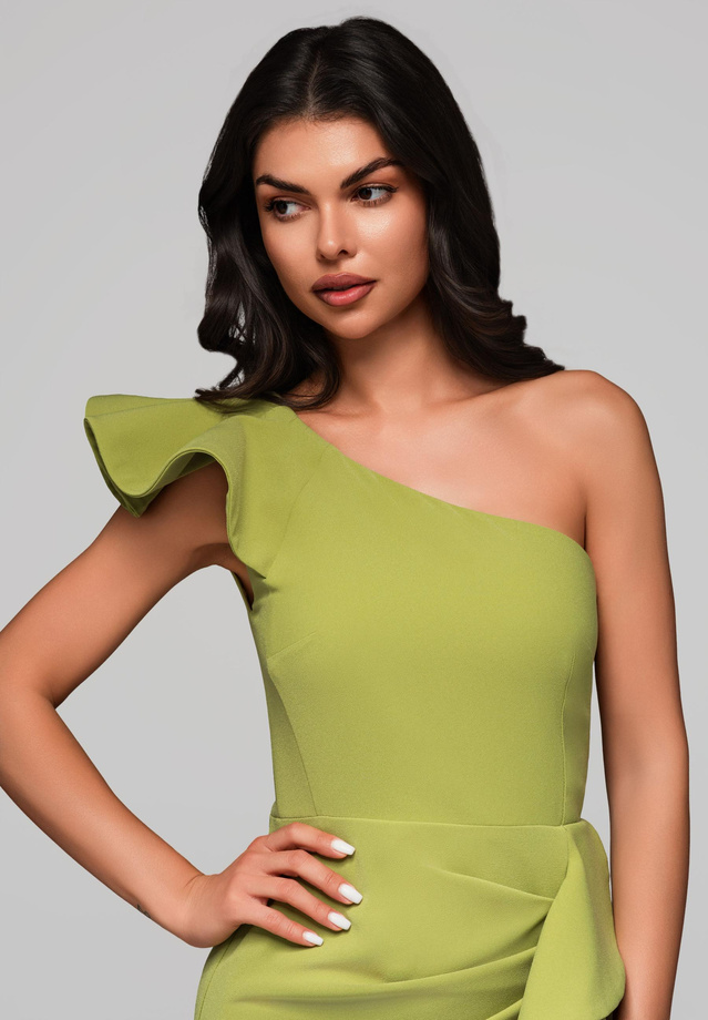 Evening dress LA-OM-DLR168 - green