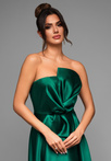 Evening dress LA-OM-DLR004 Regular Fit green