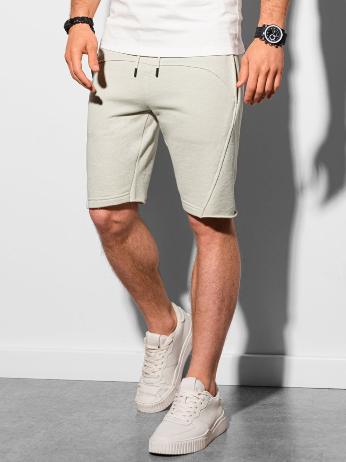 Men's sweatshorts - light grey W299