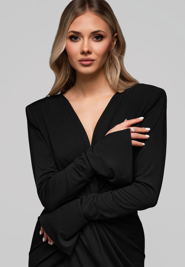 Evening dress LA-OM-DLR185 - black