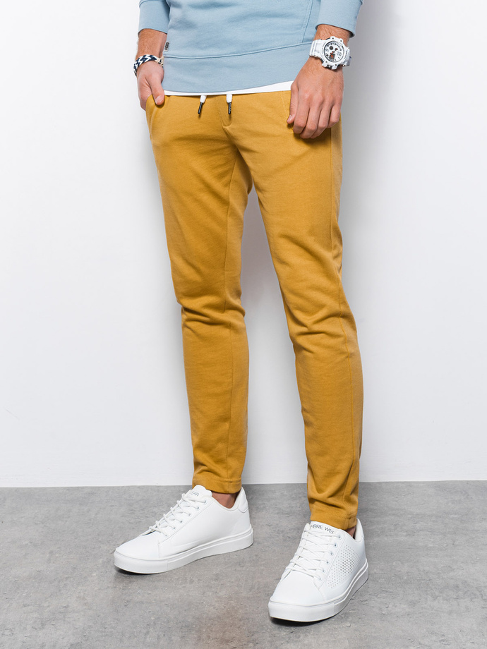 Men's sweatpants - mustard P946