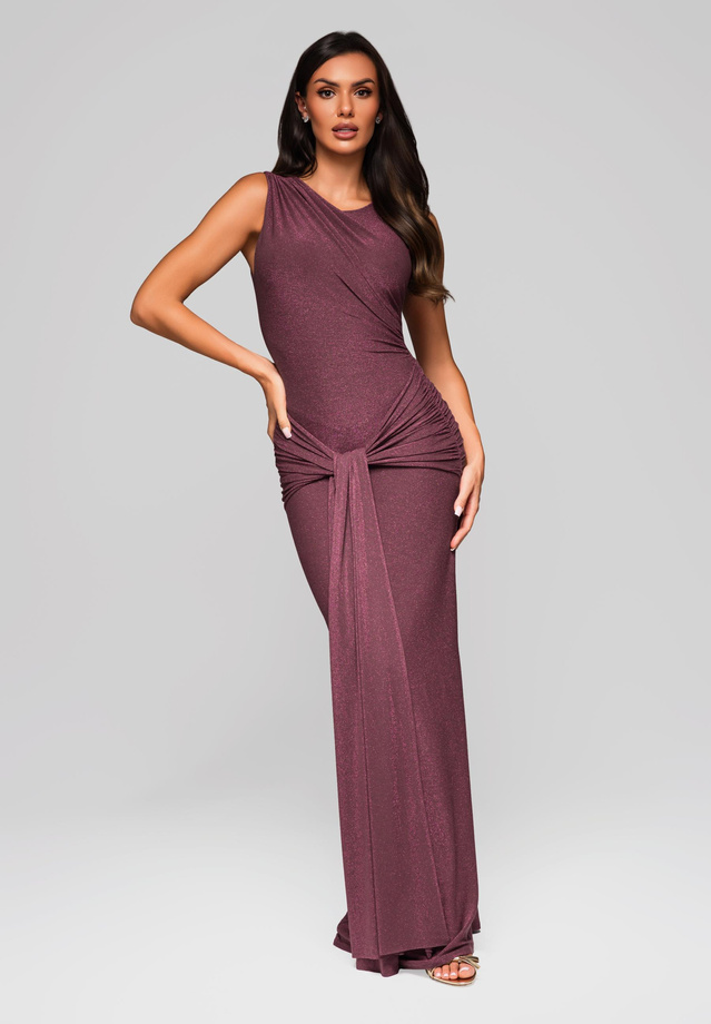 Evening dress LA-OM-DLR218 - purple