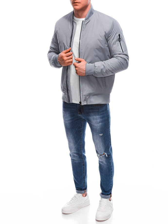 Men's mid-season jacket C532 - grey