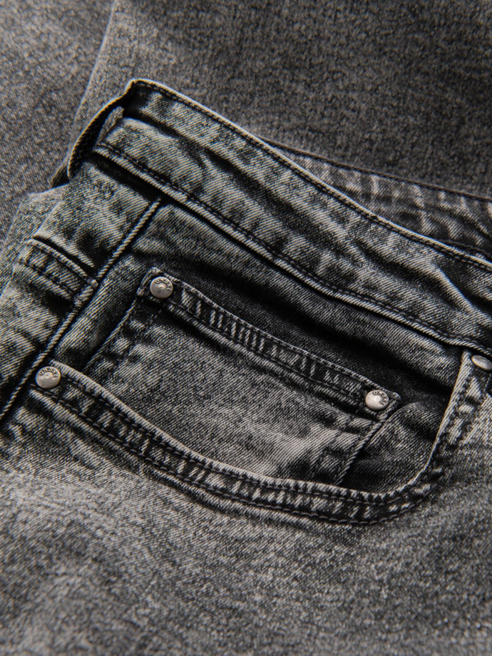 Men's classic washed REGULAR FIT jeans - gray V4 OM-PADP-0217