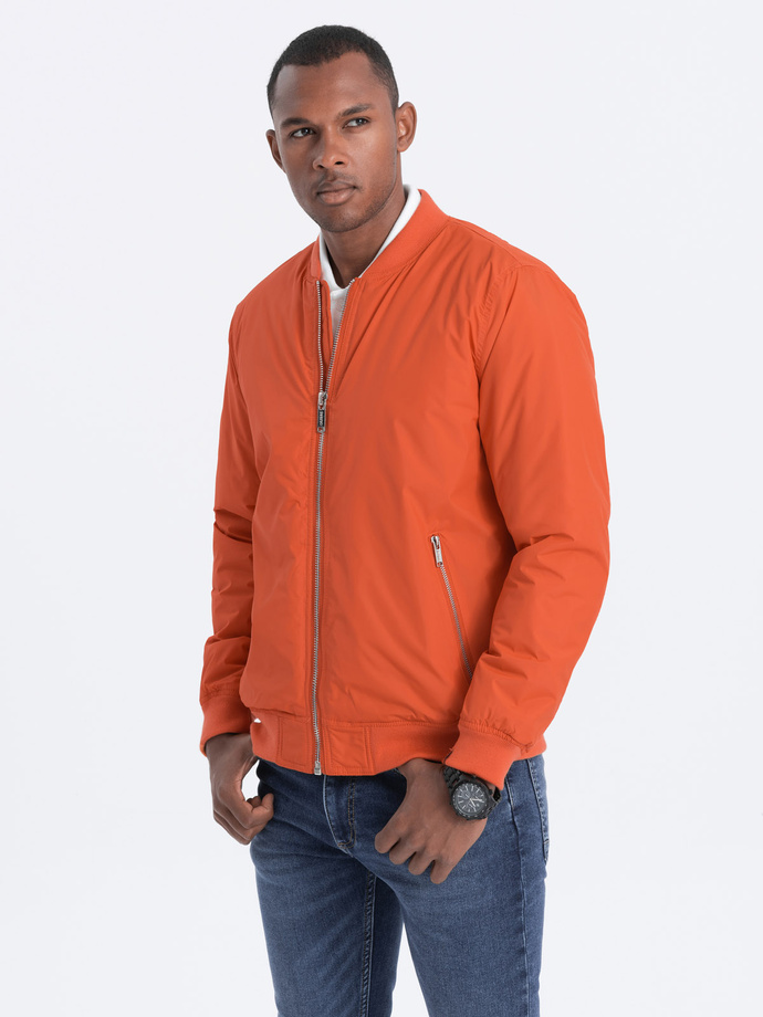 Men's bomber jacket - brick-red V3 C538