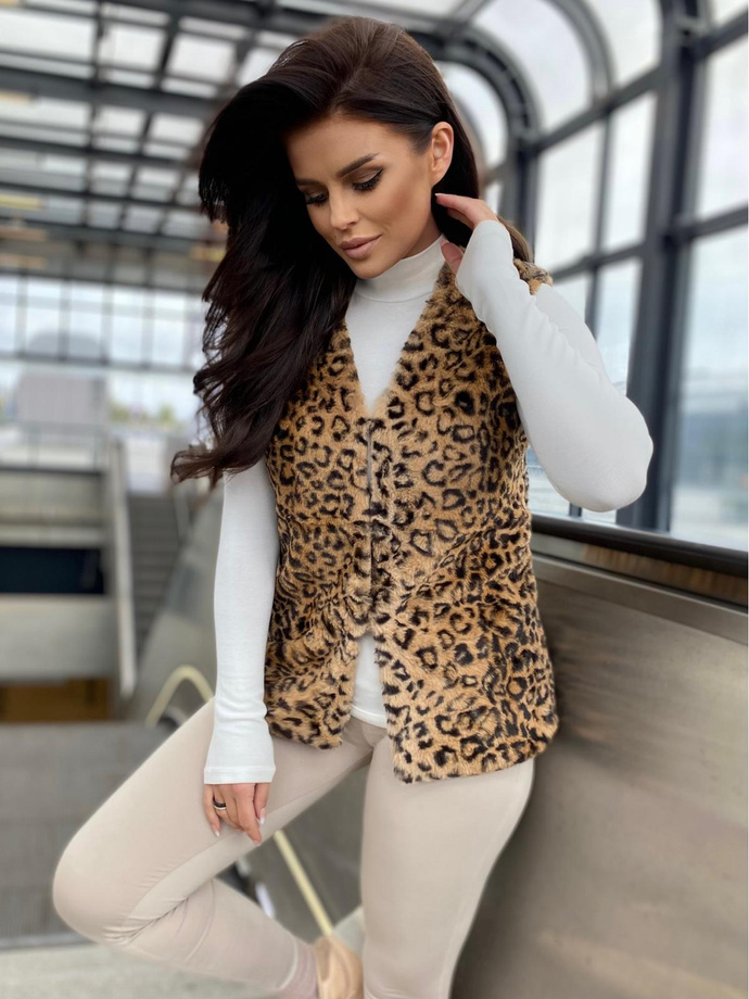 Women's vest VLR011 - beige