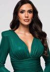 Evening dress LA-OM-DLR257 - green
