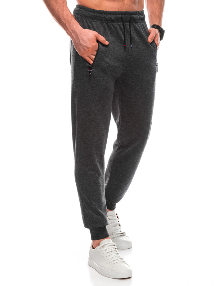 Men's sweatpants P1435 - dark grey