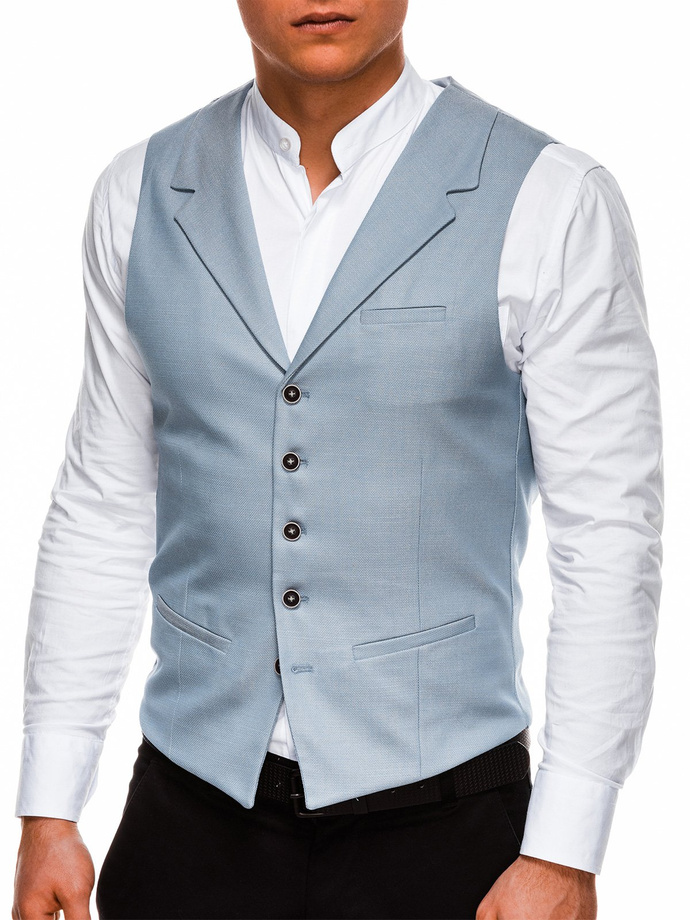 Men's vest - light blue V46