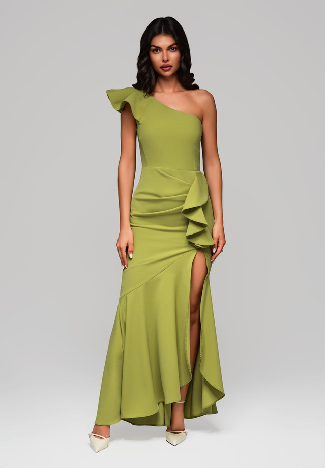 Evening dress LA-OM-DLR168 - green