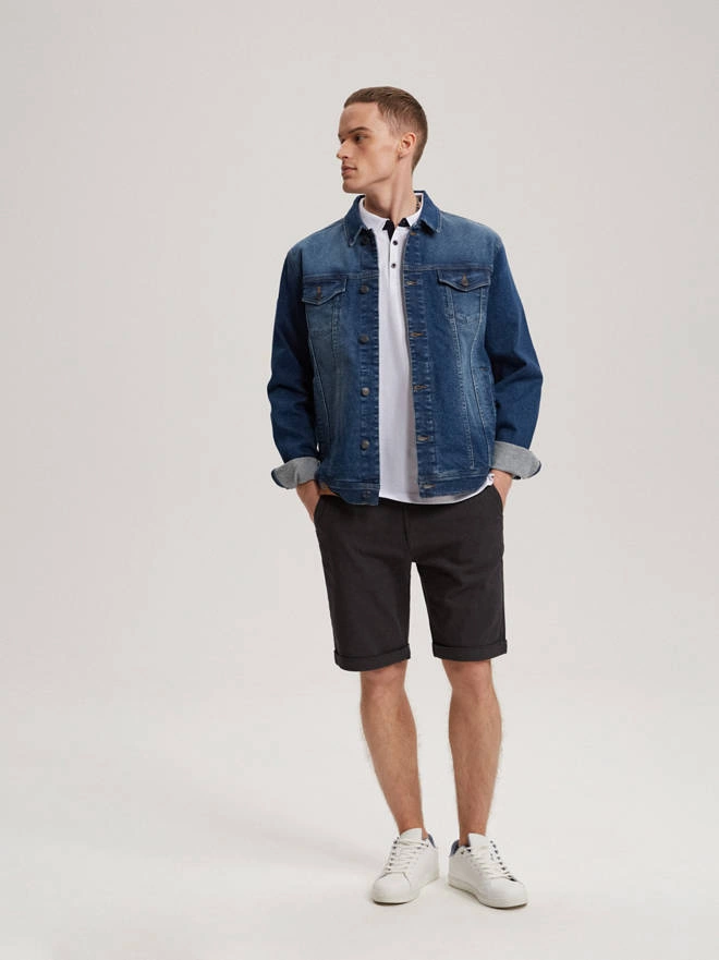 Men's shorts PRM SH 302 W429 - melange graphite