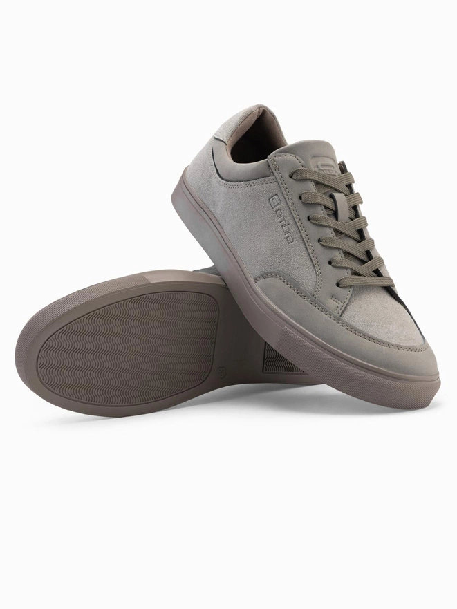 Men's monochromatic streetwear style shoes - olive V4 OM-FOTL-0183