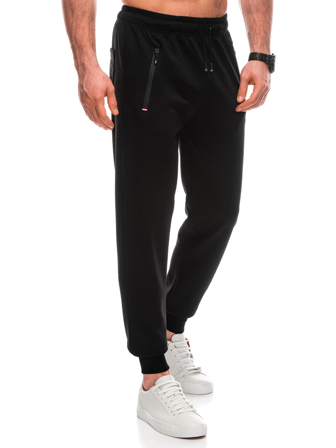 Men's sweatpants P1435 - black