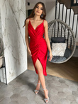 KENDALL DLR152 midi dress - red