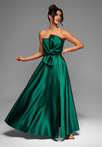 Evening dress LA-OM-DLR004 Regular Fit green