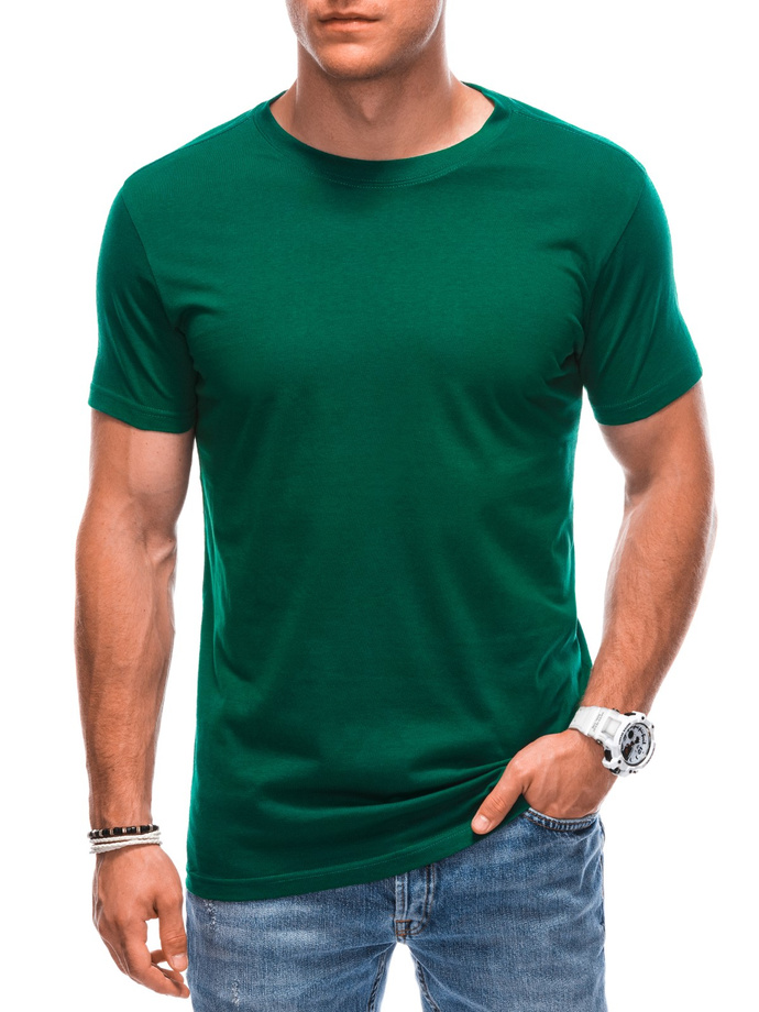 Men's plain t-shirt EM-TSBS-0100 - green